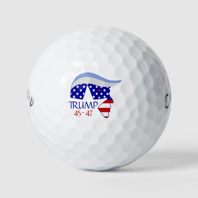 Trump 45-47 Golfbälle (Vorderseite)