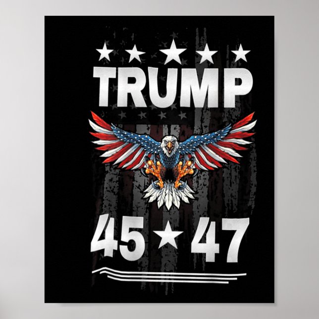 Trump 45 47 (hinten) poster (Vorne)