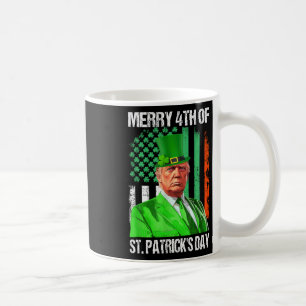 Trump 45 47 Leprechaun Hat Merry 4. von St Patrick Kaffeetasse
