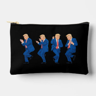 Trump 45 47 Lustiger Tanz Tanzen USA Präsident Zubehörtasche
