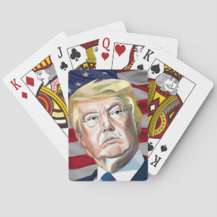 Trump 45. Präsident der USA - Geschenk Spielkarten