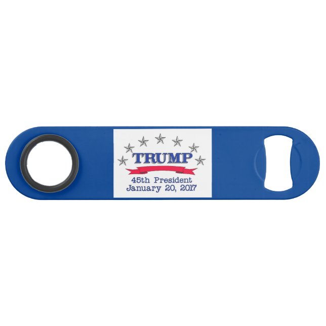 Trump 45. Präsident Speed Flaschenöffner (Vorderseite (Horizontal))