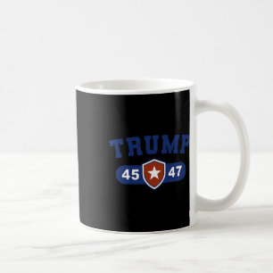 Trump 45 und Trump 47 American Great Kaffeetasse