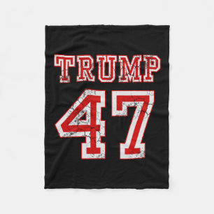 Trump 47 2024 Wahl Republikanische konservative Mä Fleecedecke