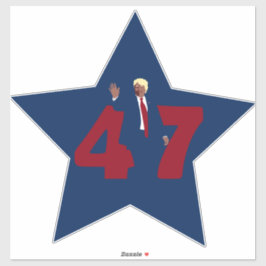 Trump 47 aufkleber
