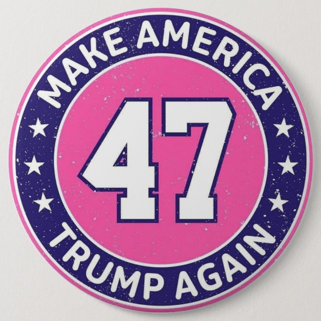 Trump 47 button (Vorderseite)