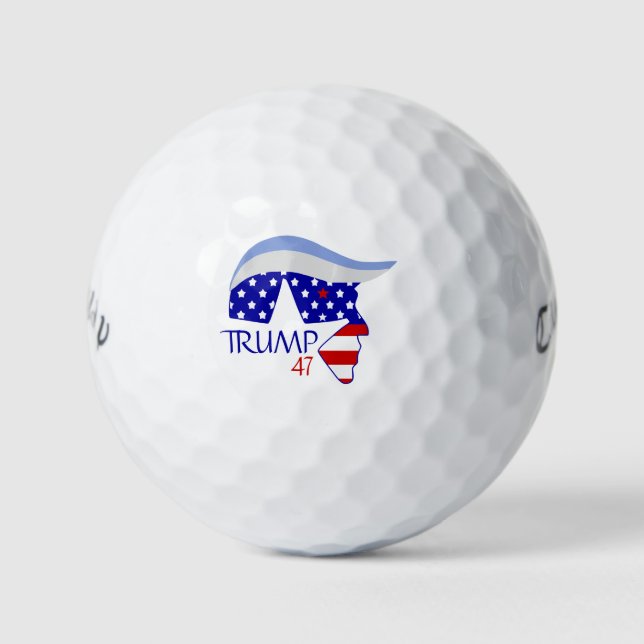 Trump 47 Golf Balls Golfball (Vorderseite)