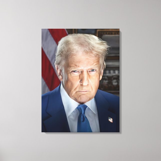 Trump 47 : L'art de la toile emblématique pour 202 (Recto)