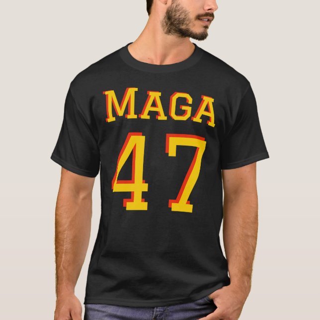 Trump 47 MAGA t shirt (Vorderseite)