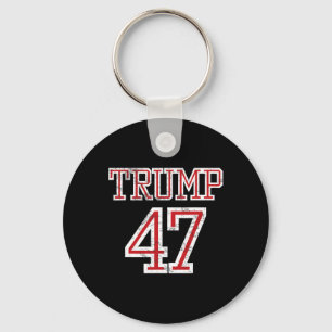 Trump 47 Präsident Team Football Trikot Stil 2025 Schlüsselanhänger