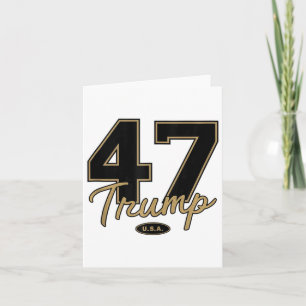 Trump 47 Trump 2024 Republikanischer Konservativer Karte