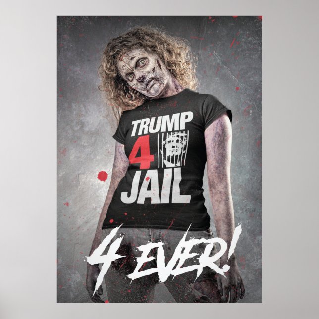 Trump 4 Gefängnis Poster (Vorne)