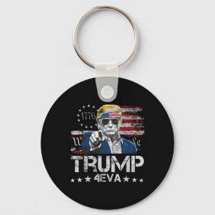 Trump 4eva 4. Juli Forever Liebe Präsident Wir T Schlüsselanhänger