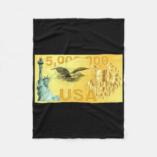 Trump 5 Millionen Dollar reicher Migrant Amerikane Fleecedecke