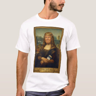 Trump-a-Lisa Klassische Kunstparodie   Politische  T-Shirt