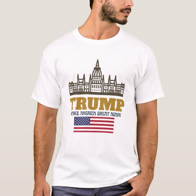 Trump Again 2025 – Patriotic Bold Statement Gift  T-Shirt (Vorderseite)