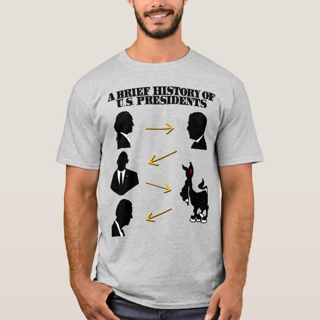 Trump als Jackass: Eine kurze Geschichte der US-Pr T-Shirt (Vorderseite)
