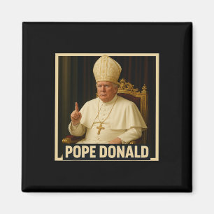 Trump als Papst der Vatikan Kirche Trump Lustiger Magnet