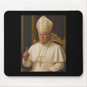 Trump als Papst T-Shirt Meme Funny 1 Mousepad