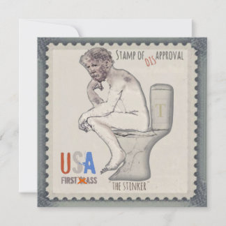 Trump als stinker-Weihnachtskarte Feiertagskarte