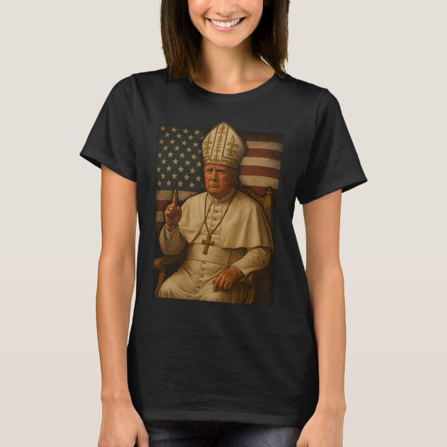 Trump als Vatikanerkollege Republikaner machen Vat T-Shirt (Vorderseite)