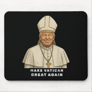 Trump als vatikanischer Kirchenpapst Trump macht V Mousepad