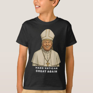 Trump als vatikanischer Kirchenpapst Trump macht V T-Shirt