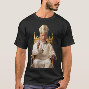 Trump als vatikanischer Kirchenpapst Vatikan Chris T-Shirt