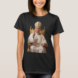 Trump als vatikanischer Kirchenpapst Vatikan Chris T-Shirt