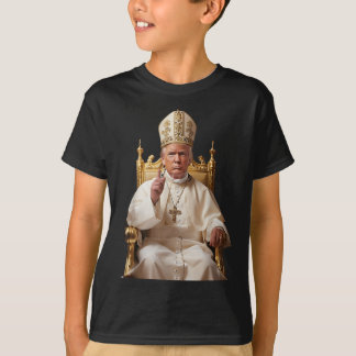 Trump als vatikanischer Kirchenpapst Vatikan Chris T-Shirt