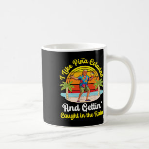 Trump am Strand Ich mag Pina Coladas beim Regen er Kaffeetasse