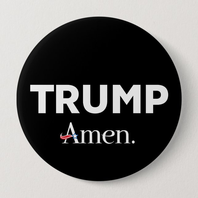 Trump Amen Button (Vorderseite)