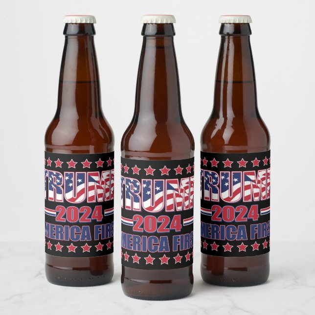 Trump America First Bierflaschenetikett (Flaschen)