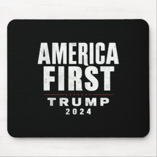 Trump America First Der Präsident gelingt dagegen Mousepad