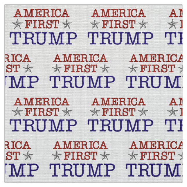 Trump America First Stoff (Muster)