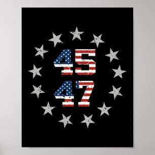 Trump Americas Gulf Mexiko Präsident Trump 45 47 O Poster