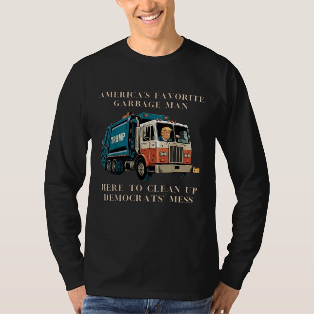 Trump America's Lieblings-Müllwagen T-Shirt (Vorderseite)