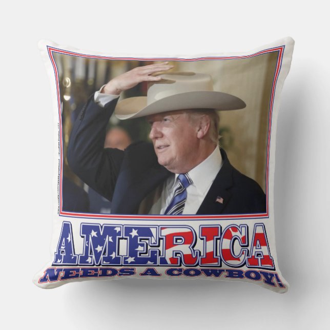 TRUMP-AMERIKA-COWBOY KISSEN (Vorderseite)