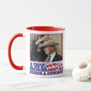 TRUMP-AMERIKA-COWBOY TASSE