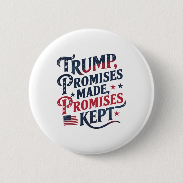 Trump amerikanischer Wähler Button (Vorderseite)