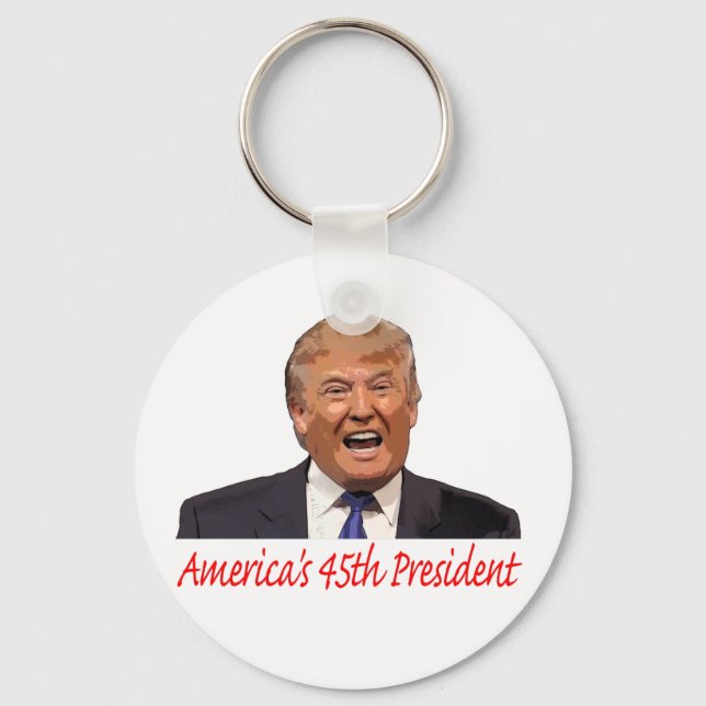 Trump, Amerikas 45. Präsident Schlüsselanhänger (Vorderseite)