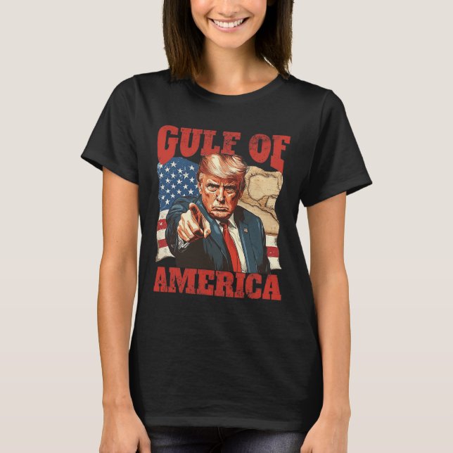 Trump Amerikas Golf-Mexiko-Präsident Trump 4 T-Shirt (Vorderseite)