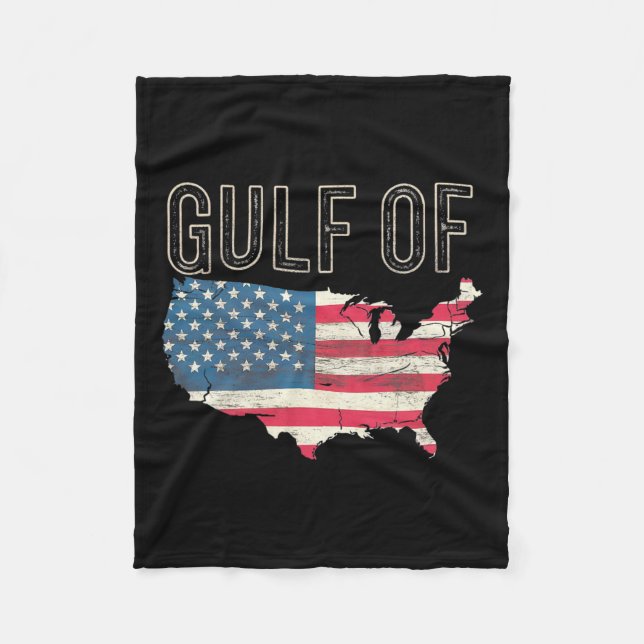 Trump Amerikas Golf-Mexiko-Präsident Trump 5 Fleecedecke (Vorderseite)