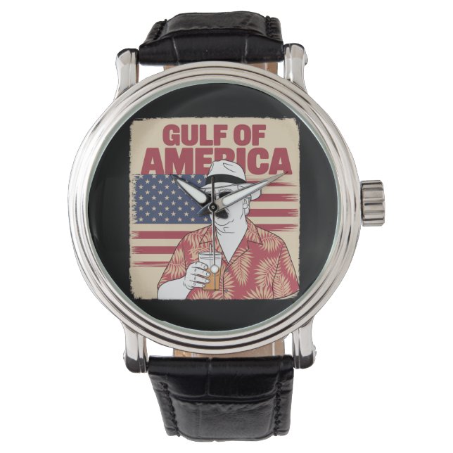 Trump Amerikas Golf-Mexiko-Präsident Trump Armbanduhr (Vorderseite)