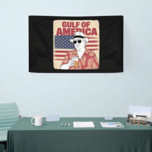 Trump Amerikas Golf-Mexiko-Präsident Trump Banner
