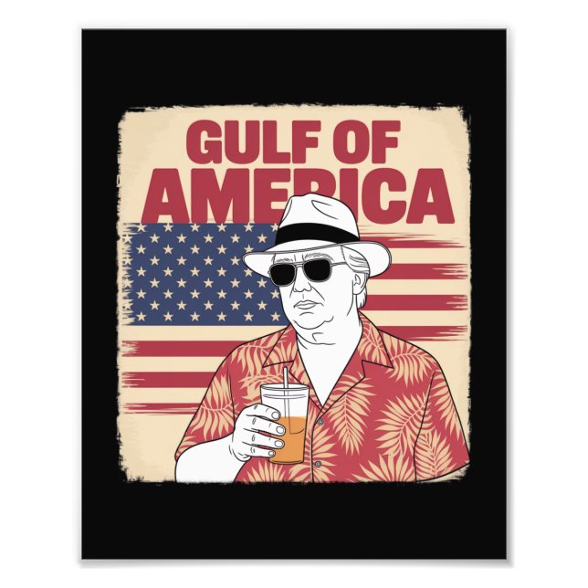 Trump Amerikas Golf-Mexiko-Präsident Trump Fotodruck (Vorne)