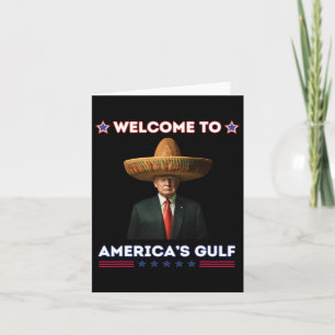 Trump Amerikas Golf-Mexiko-Präsident Trump Funny Karte