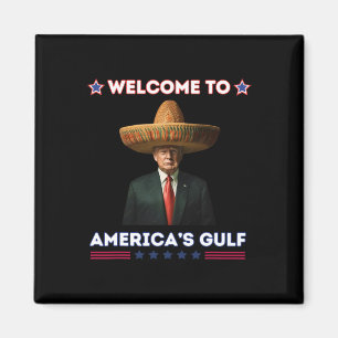 Trump Amerikas Golf-Mexiko-Präsident Trump Funny Magnet