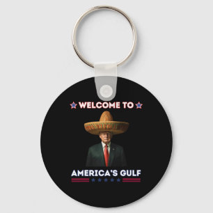 Trump Amerikas Golf-Mexiko-Präsident Trump Funny Schlüsselanhänger