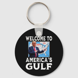 Trump Amerikas Golf-Mexiko-Präsident Trump Golf A Schlüsselanhänger